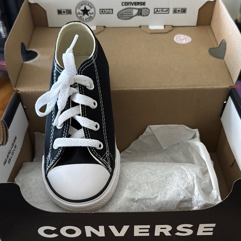 Converse Kids Black Sneakers